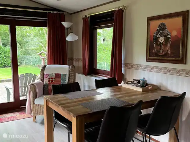 Huisje Boszicht heeft een sfeervolle living!
